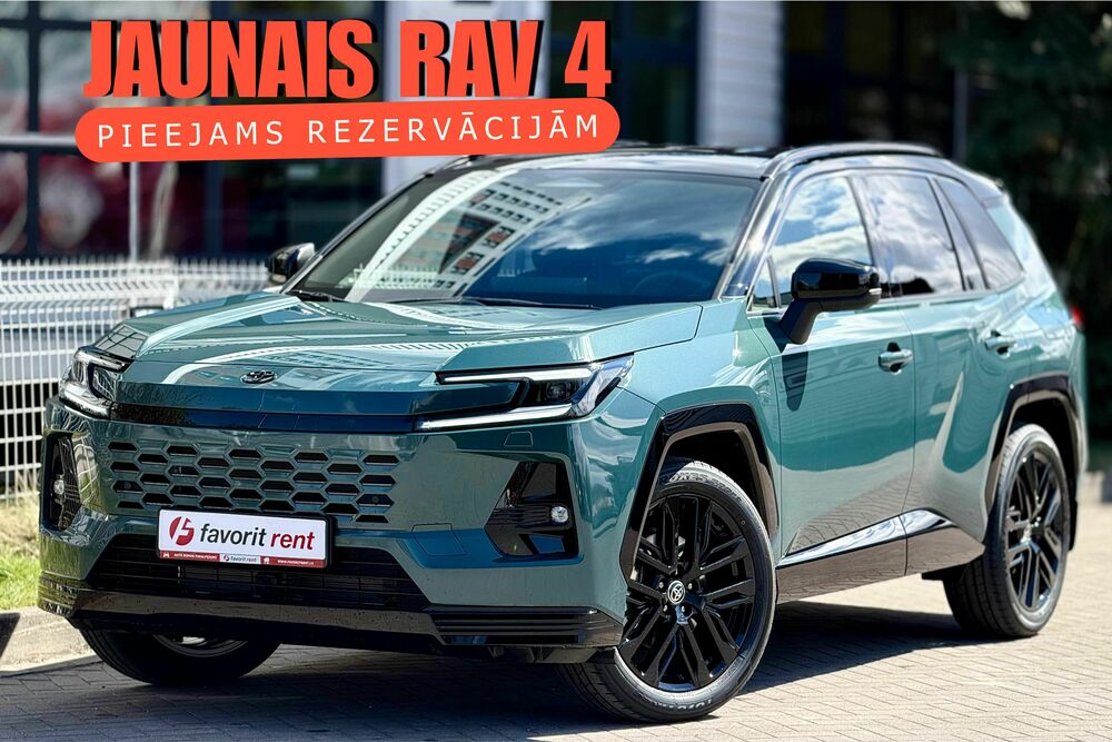 Be one of the first in Latvia behind the wheel of the new Toyota RAV4!