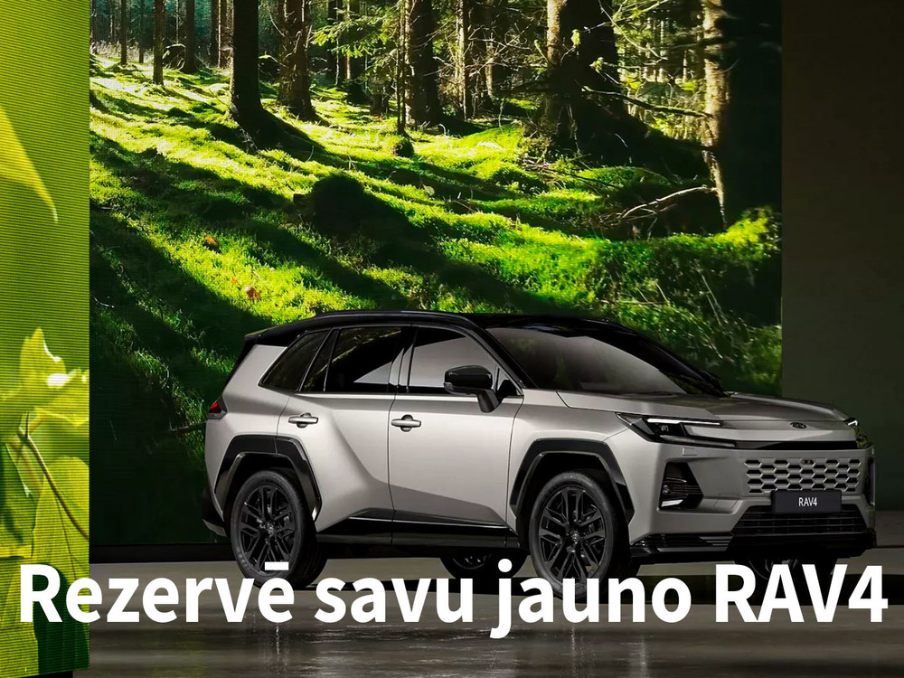Rezervē savu jauno RAV4